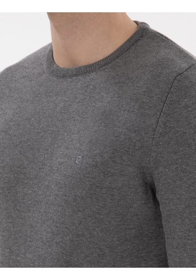 Pierre Cardin Erkek Gri Melanj Kazak /triko 50296575-vr086 Gri Melanj