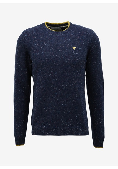 Fred Mello Bisiklet Yaka Slim Fit Lacivert Erkek Kazak Fm23w35mg