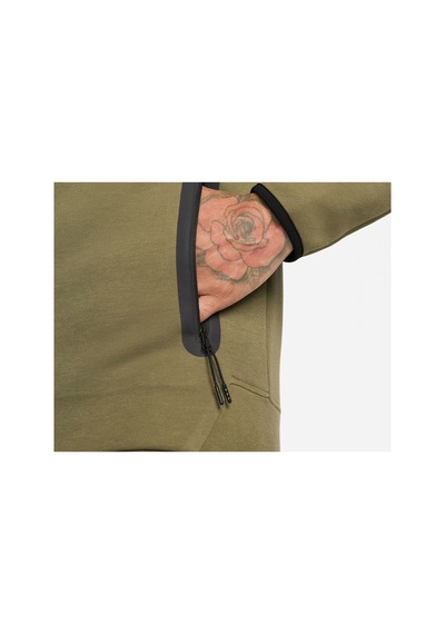 Nike Tech Fleece Full-zip Hoodie Erkek Sweatshirt Yeşil