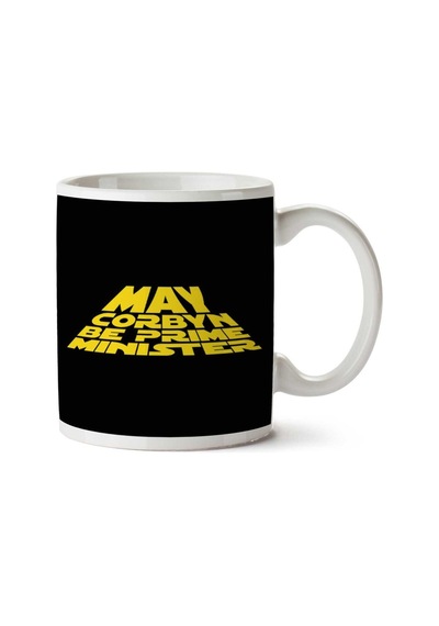 May Jeremy Corbyn Be Prime Minister Star Wars Logo İki Tarafı Baskılı Kupa Bardak Çok Renkli