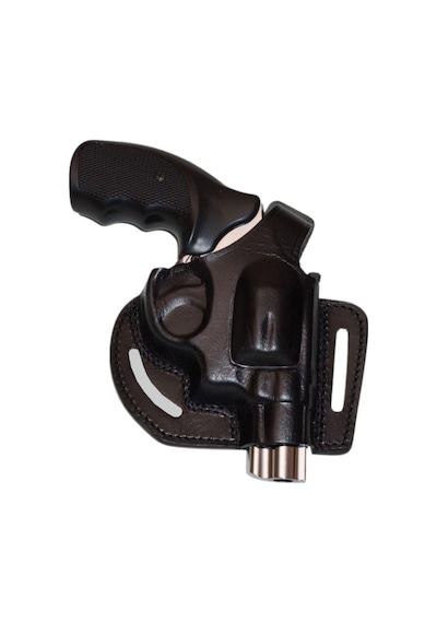 Smith Wesson 38 Calibre Deri Tabanca Kılıfı Siyah Açık-40122 Siyah