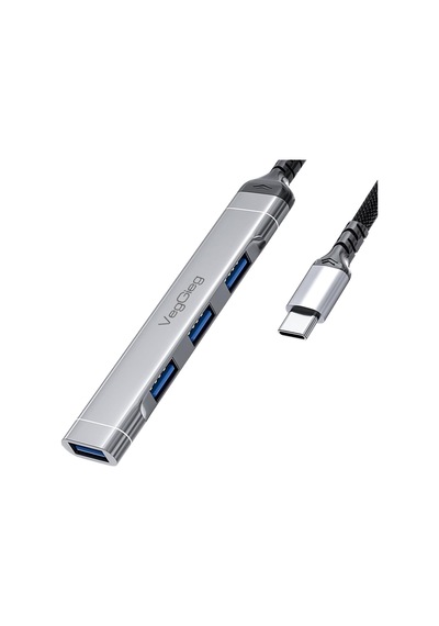 Veggieg Type-c To Usb 3.0 4 Port 3 Usb 2.0 Ve 1 Usb 3.0 Çoklayıcı Hub Sku: Mır8690010093301