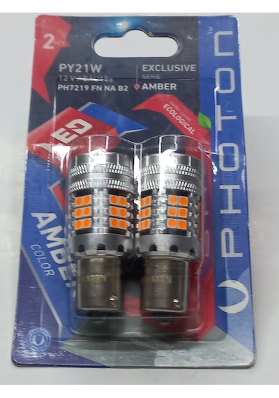 Photon P21w Turuncu Fanlı Blister Ph7219 Fn Na B2 Ampul
