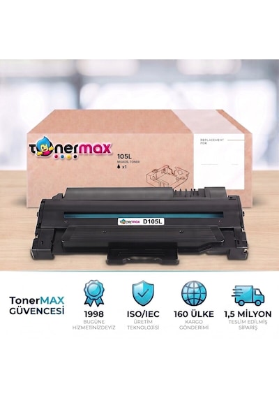 Samsung Xpress Ml-2525 Uyumlu Toner Çipli Mlt-d105l 20'li 2.500 Sayfa