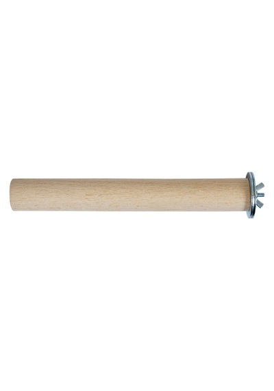Ahşap Papağan Kuş Tüneği Boy 20 cm Çap 3 cm