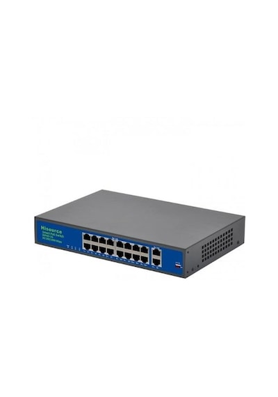 Hisource Hi F1620Gbl A 16 Port 10/100 2 10/100 Uplink Poe 250W Sw