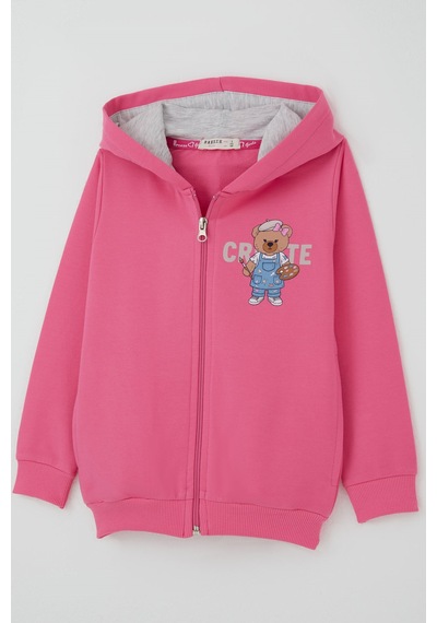 Breeze Kız Çocuk Eşofman Takımı Sevimli Ressam Ayıcık Baskılı Çima Dikişli 1.5-5 Yaş , Pembe Breeze Kız Çocuk Eşofman Takımı Sevimli Ressam Ayıcık Baskılı Çima Dikişli 1.5-5 Yaş , Pembe