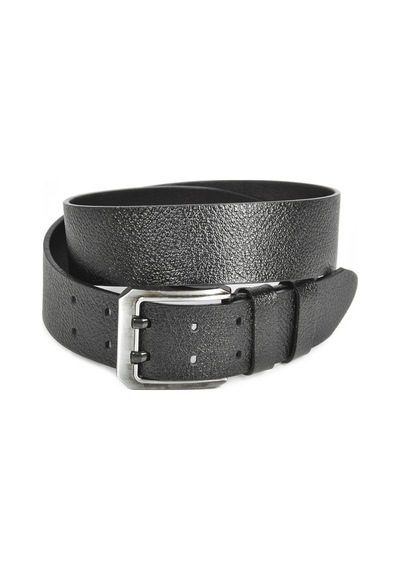 Deepsea Erkek Siyah Çift Dilli %100 Hakiki Deri 4,5 Cm Spor Kemer 2402614 False