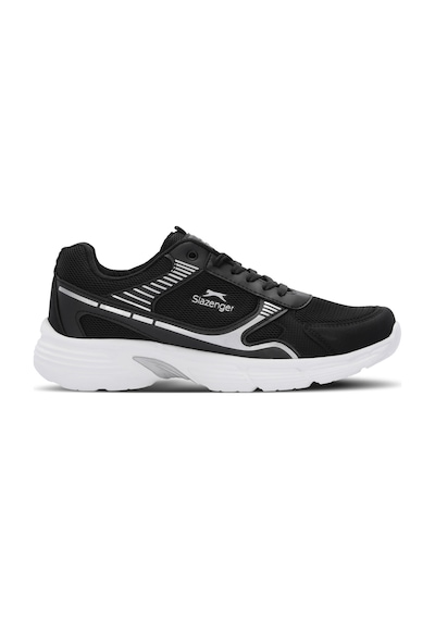 Slazenger MIRAGE I Büyük Beden Erkek  Siyah / Beyaz Koşu & Yürüyüş Spor Ayakkabısı