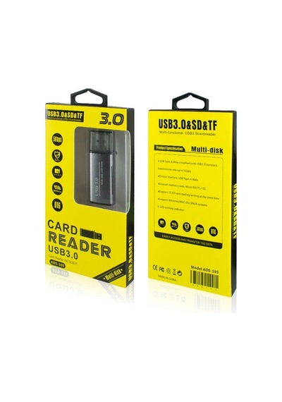 Ads-105 Usb 3.0 Hızlı Card Reader Sd/tf Hafıza Kart Okuyucu- 5775