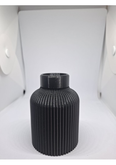 Dekoratif Mini Bohem Vazo- 5 Cm Siyah