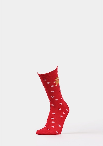 Colin's Colins Kadın Kirmizi Çorap Cl1077535 Q1.v1 Red Kırmızı
