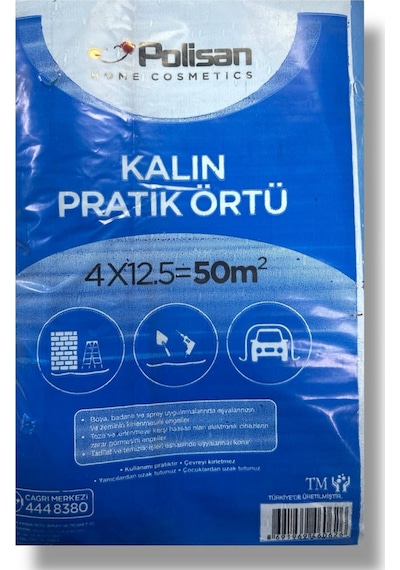 Polisan Koruyucu Pratik Kalın Hışır Örtü 50m2