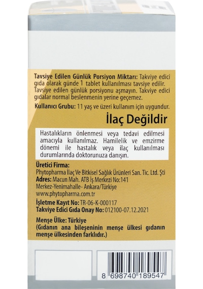 Phytodef Biotin 5000 Mcg 3 x 60 Tablet