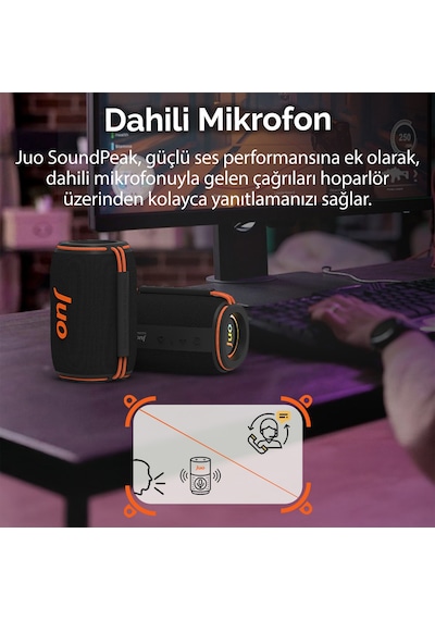 Juo Soundpeak Flex 10w Rgb Bluetooth Hoparlör Kablosuz Taşınabilir Speaker