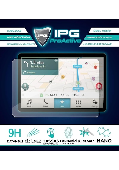 Renault 2020-2023 Clio 5 - Zoe - Captur 2 - Arkana 7.3" Navigation İçin 9h Nano Proactive Ekran Standart