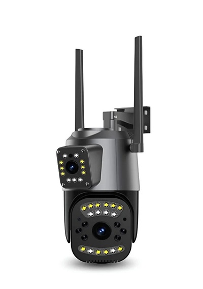 4mp 4g Wi-fi Dış Mekan Güvenlik Kamerası Çift Kameralı Ptz & Bullet Gece Görüşlü Uzaktan Izleme