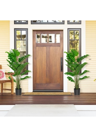 Yapay Ağaç Monstera Deve Tabanı Ağacı 180 Cm 16 Yaprak