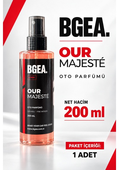 Bgea Our Majesté Odunsu Oto Parfümü Fine Woods Sprey 200 Ml