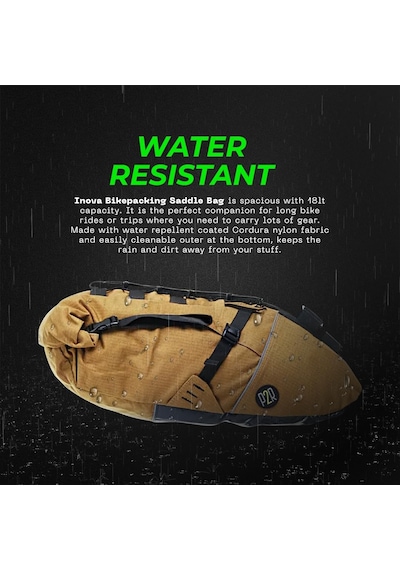 Inova Bikepacking Sele Tur Bisiklet Çantası - Su Geçirmez-geniş Hacimli- Sallanmaz- Reflektif Detaylı -dağ,tur, Yo Genel Inova Bikepacking Sele Tur Bisiklet Çantası - Su Geçirmez-geniş Hacimli- Sallanmaz- Reflektif Detaylı -dağ,tur, Yo Genel