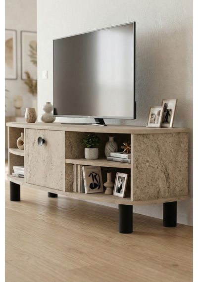 Vienna Tv Sehpası Suntalam Ekru 136x44 Cm