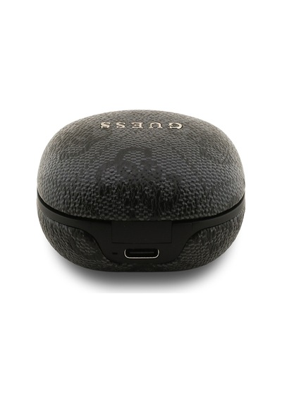Guess PU 4G Desenli Klasik Metal Yazı Logolu Bluetooth 5.4 Kulak İçi Kulaklık