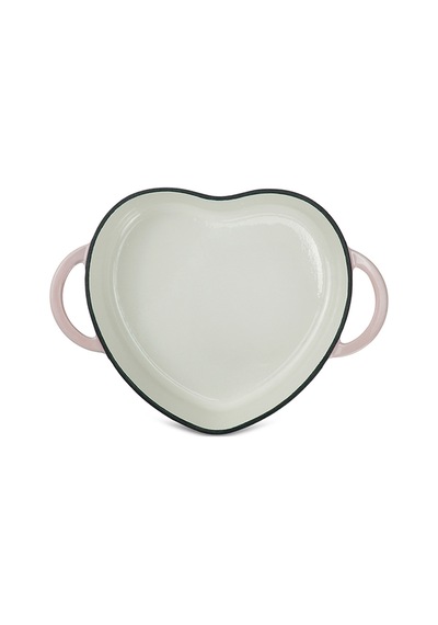 Karaca Love Emayeli Demir Döküm Sahan 18 Cm Pembe