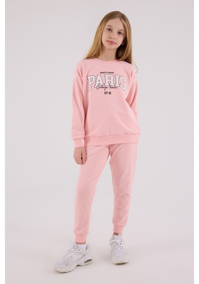 Rolypoly Kız Çocuk Pembe Eşofman Takımı Rp3690-c-v3 Pembe