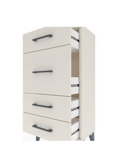 Arges Komodin 4 Çekmeceli 44x30x96 Aytaşı-aytaşı Aytaşı