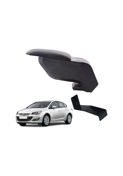 Astra J 2012 Sedan Delmesiz Çelik Ayaklı Siyah Kolçak Kol Dayama