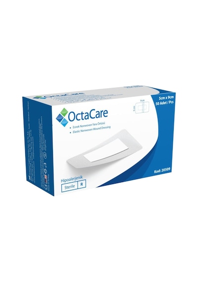 Medikaltec Nonwoven Steril Pedli Esnek Yara Örtüsü 5cm X 9cm Tekli Steril Paket 50'li Kutu