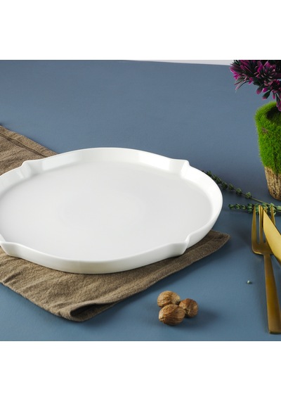 Aryıldız Lunar Yuvarlak Servis Tabağı 27 Cm Çok Renkli