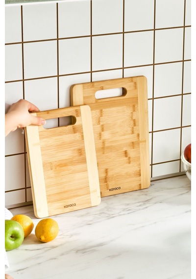 Karaca  Lowell Bamboo 2'li Pro Kesme Tahtası