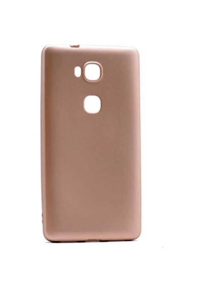 Huawei Gr5 Kılıf Zore Premier Silikon Kapak Gold