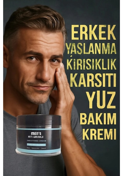 Mens Anti-wrinkle Cream Erkek Yüz Bakım Kremi 100 Ml