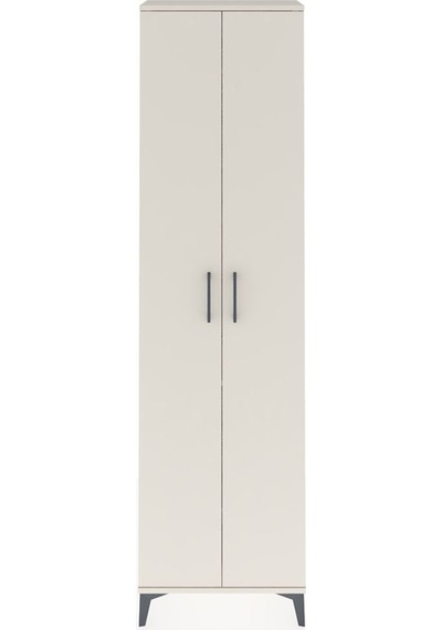 Arges Dolap 3 Raflı 2 Kapaklı Tek Askılı 60x30x221 Aytaşı-aytaşı Aytaşı