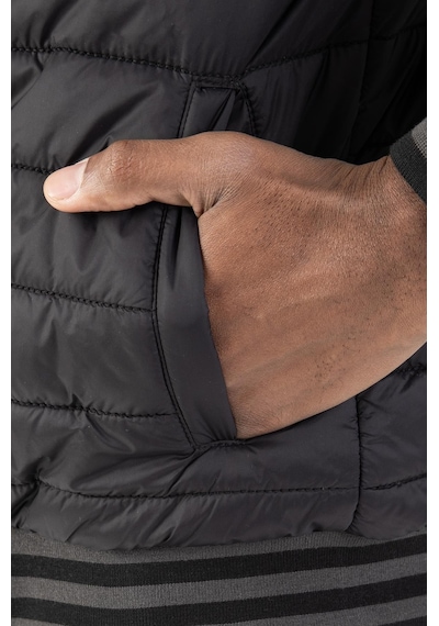 Maraton Sportswear Regular Erkek Hakim Yaka Uzun Kol Outdoor Siyah Mont 22352-siyah Siyah
