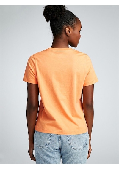 Kadın Bisiklet Yaka Tshirt Spr24tsk46 Oranj