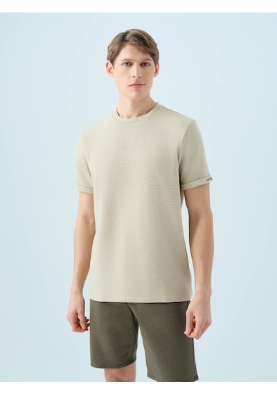 Loft Regular Fit Taş Erkek T-shirt Lf2039564 Taş