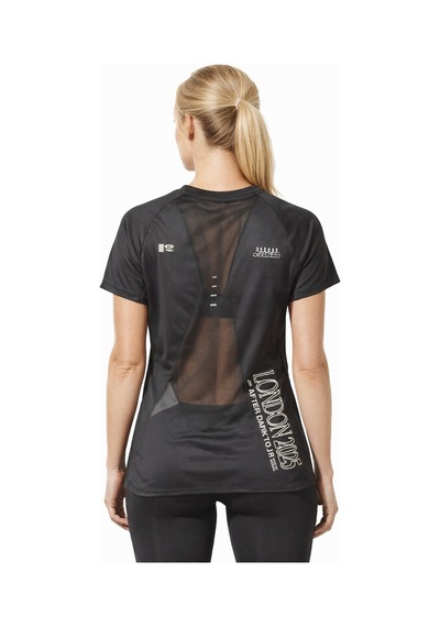 Nike Miler After Dark Tour 2025 Dri Fit Tee Sırt Hava Panelli Koşu Spor Antrenman Tişörtü Siyah