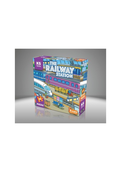 Ks Games The Railway Station Pre School Puzzle 35 Parça