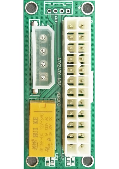 Robizstore-24 Pin To 4 Pin 2 Atx Güç Kaynağı Birleştirici Add2Psu Mining