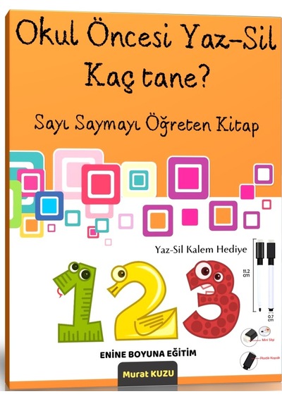 Okul Öncesi YAZ-SİL Kaç tane?