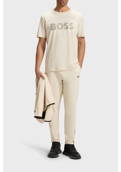 Boss Erkek T Shirt 50543796 131 Bej Bej