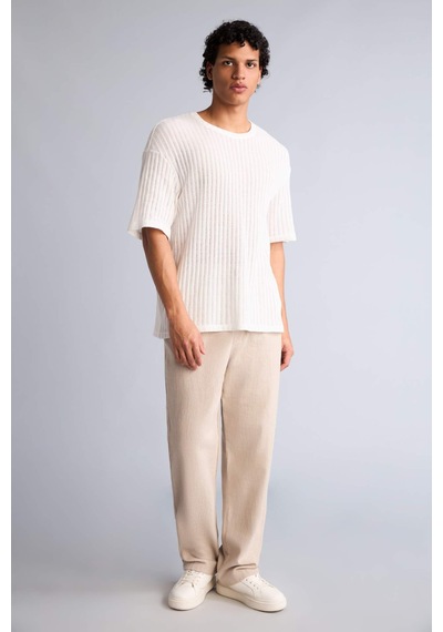 Defacto %100 Pamuk Baggy Fit Pantolon G2592ax26spbg170 Bej-bg170