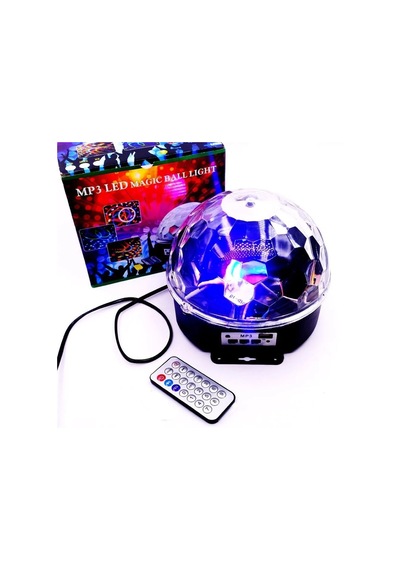 Renkli Lazer Işıklı Bluetooth Müzik Çalar Küre Disko Topu