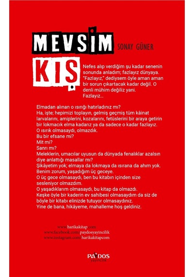 Mevsim Kış Günlerden Veda - Sonay Güner