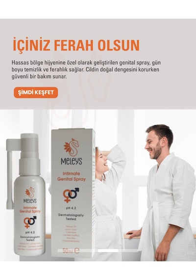 Meleys İntimate Genital Sprey 2 x 50 ML