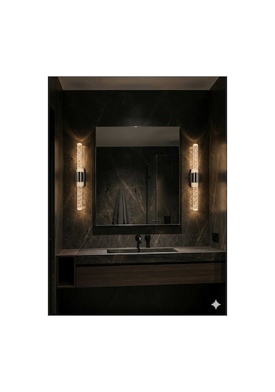 Bubblelight Medium 40 Cm Modern Tasarım Led Aplik - Duvar Lambası - Antrasit Gri - Elektrikli - Günışığı Antrasit Elektrikli