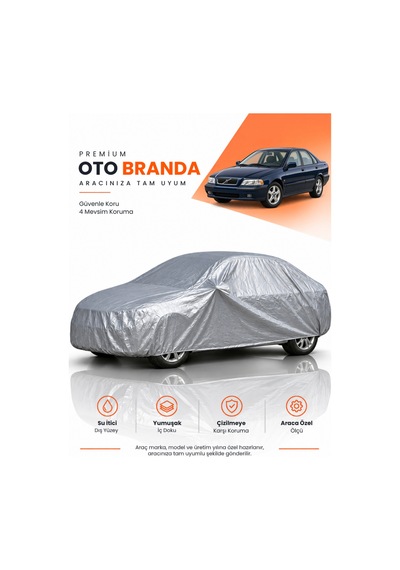 Volvo S40 1995-2004 Sedan Uyumlu Araba Brandası Oto Branda Araba Örtüsü Araç Çadırı